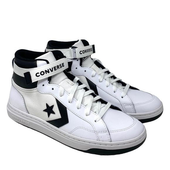 Converse Other - Converse Pro Blaze V2 Mid Top Shoes Skate Leather Black White Men’s Size A00985C